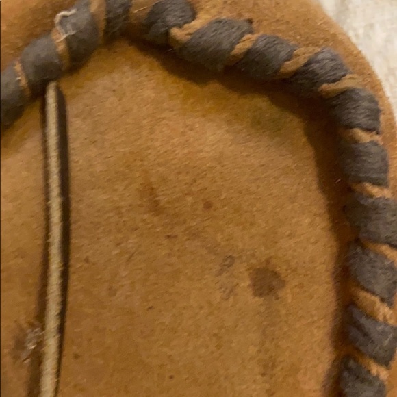 Sox tab sz.12 men’s tan suede lined slippers - Picture 6 of 9